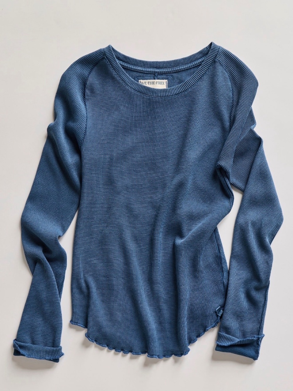 We The Free easy does it long sleeve waffle knit - Picture 4 of 5